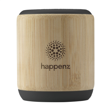 Logo trade promotional products image of: Timor Bamboo Wireless Speaker