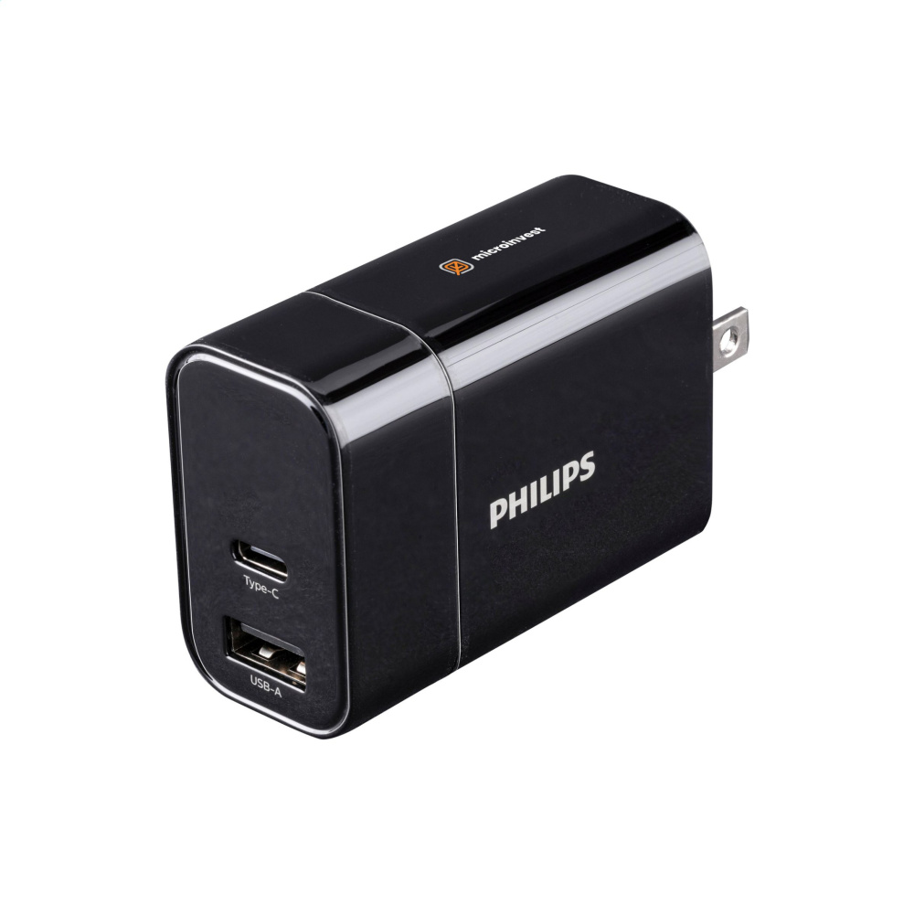 Logo trade promotional items picture of: Philips Travel Charger