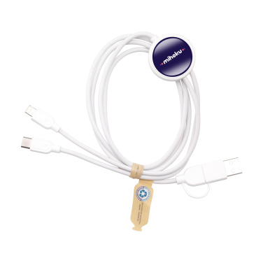 Logotrade promotional giveaways photo of: Charging Cable RCS Recycled ABS-TPE