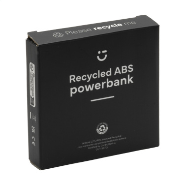 Logo trade advertising product photo of: Compact 5000 RCS Recycled ABS Powerbank