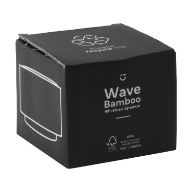 Logotrade promotional product picture of: Wave Bamboo Wireless Speaker