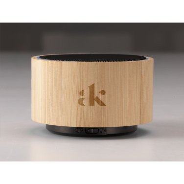 Logotrade business gift image of: Wave Bamboo Wireless Speaker