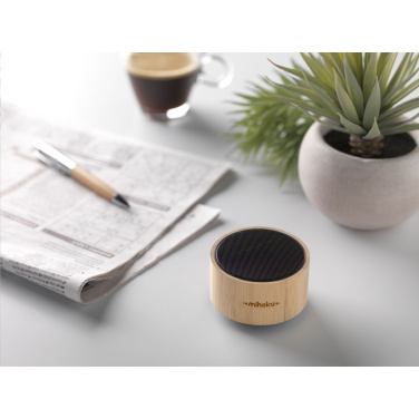 Logotrade promotional giveaway image of: Wave Bamboo Wireless Speaker
