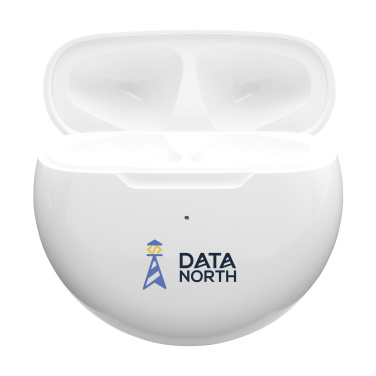 Logo trade promotional gifts image of: Calypso RCS Recycled Wireless Earbuds