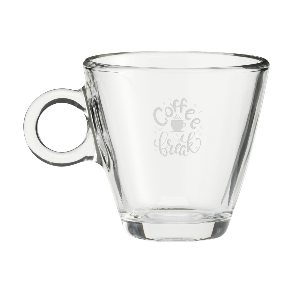 Logo trade promotional giveaway photo of: Lugano Coffee Glass 230 ml