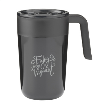 Logo trade corporate gift photo of: Fika RCS Recycled Steel Cup 400 ml thermo cup
