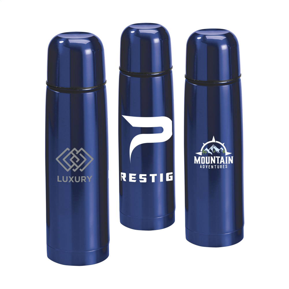 Logotrade promotional item picture of: ThermoColour RCS Recycled Steel 500 ml thermo bottle