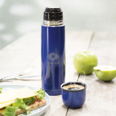 Logotrade promotional giveaway image of: ThermoColour RCS Recycled Steel 500 ml thermo bottle