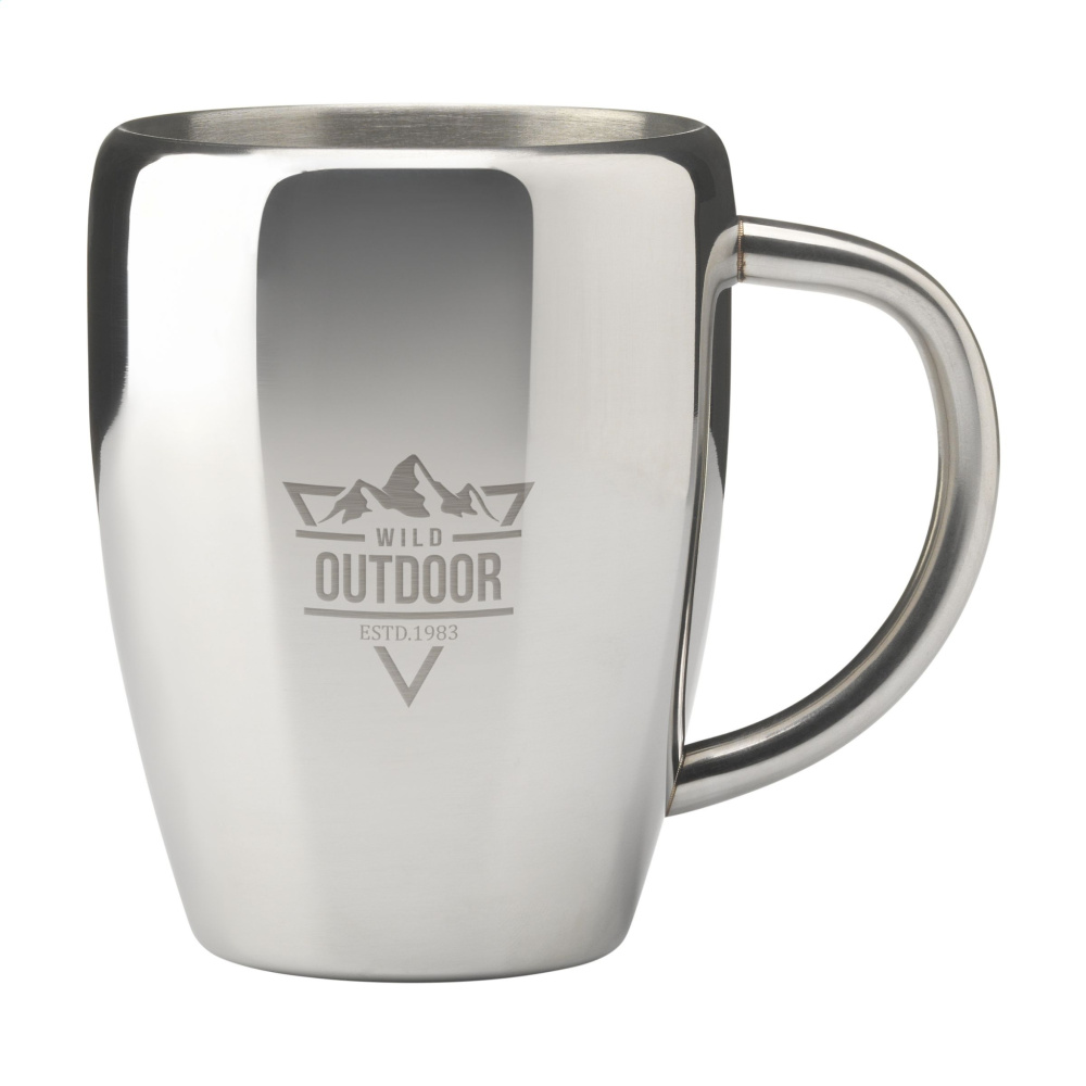 Logo trade promotional products image of: SteelMug RCS Recycled Steel 220 ml