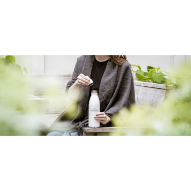 Logo trade promotional gift photo of: Topflask Premium RCS Recycled Steel drinking bottle