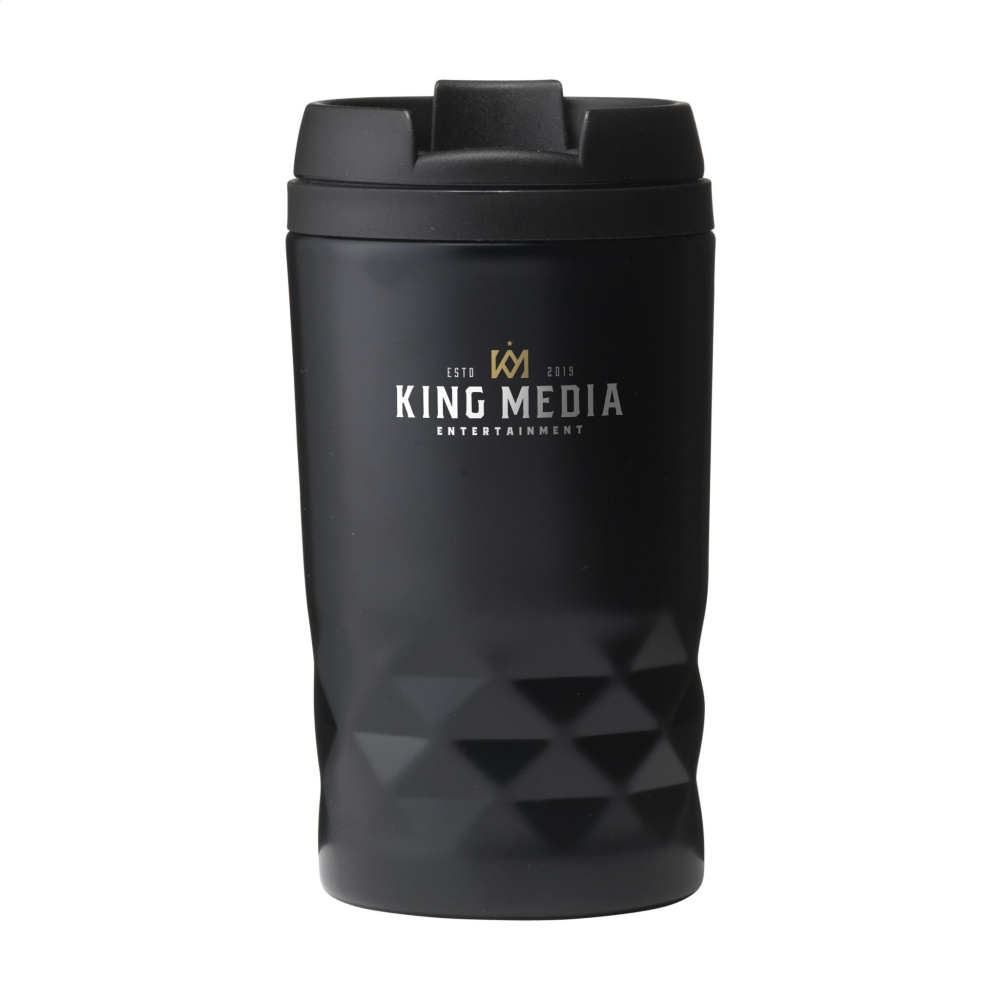 Logo trade promotional items image of: Graphic Mini Mug RCS Recycled Steel 250 ml thermo cup