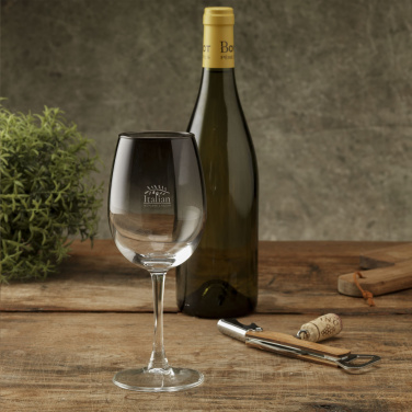 Logo trade promotional giveaways image of: Smokey Wine Glass 360 ml
