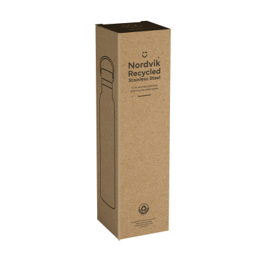 Logo trade promotional products picture of: Nordvik RCS Recycled Steel 750 ml