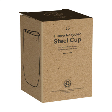 Logo trade promotional giveaways picture of: Huevo RCS Recycled Steel Cup 350 ml thermo cup