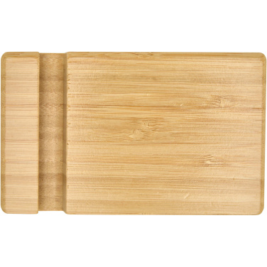 Logo trade promotional products picture of: Bubup bamboo 2-angled tablet and phone stand
