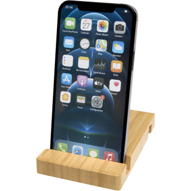 Logotrade promotional gifts photo of: Bubup bamboo 2-angled tablet and phone stand