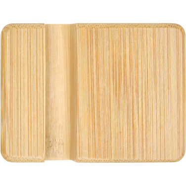 Logo trade promotional merchandise image of: Ebla bamboo phone stand
