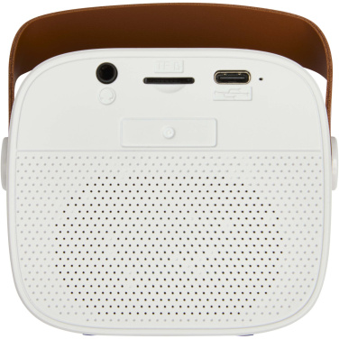 Logo trade business gifts image of: Diya 3W wireless recycled plastic speaker