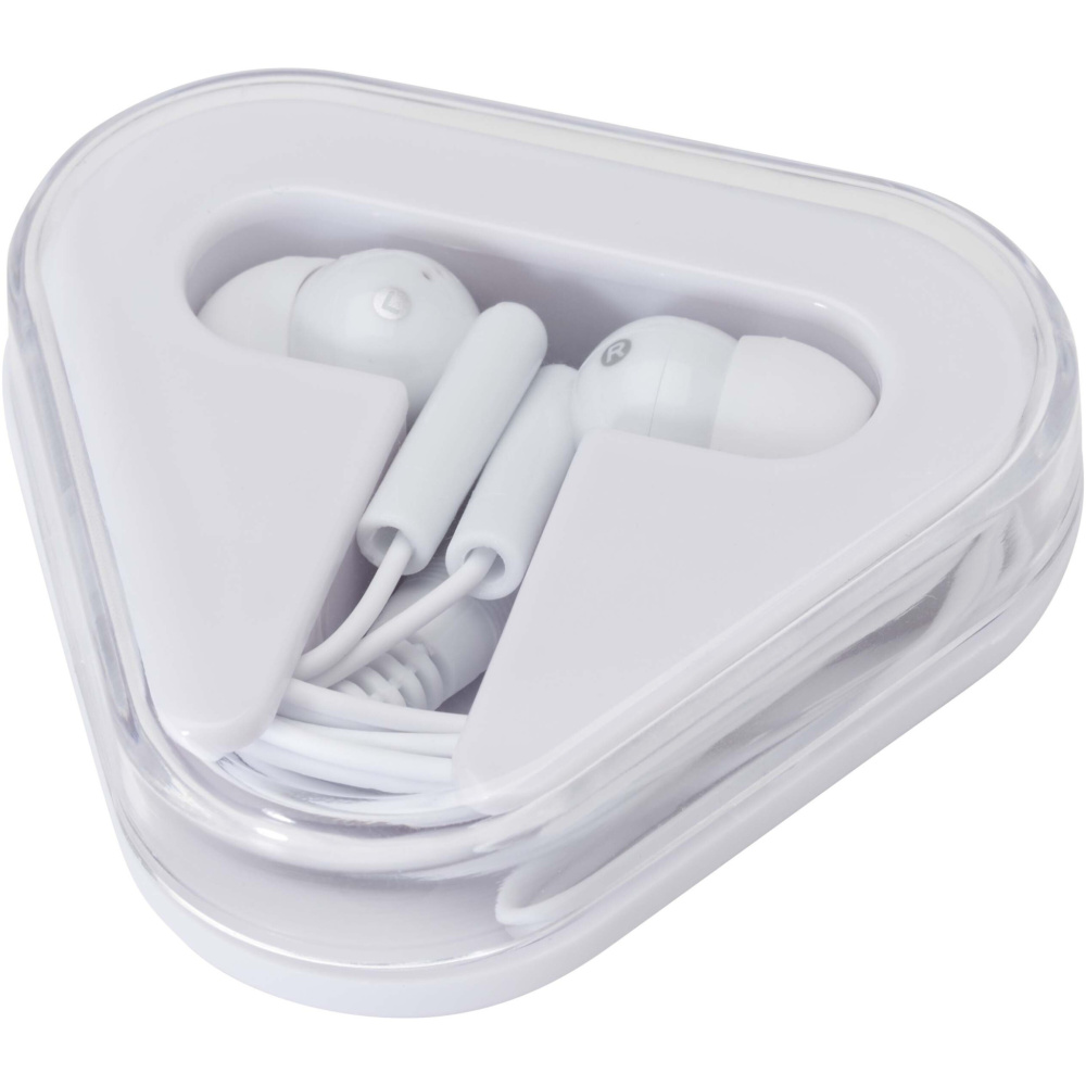 Logo trade promotional gifts picture of: Rebel earbuds with recycled plastic storage box