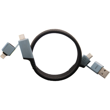Logotrade promotional item picture of: SCX.design C52 100W 4-in-1 rPET magnetic ultra fast charging cable 