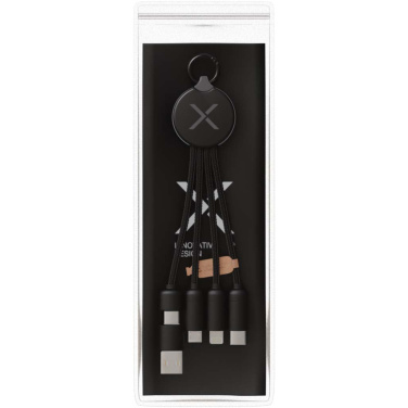 Logo trade corporate gift photo of: SCX.design C14 15W 5-in-1 charging cable