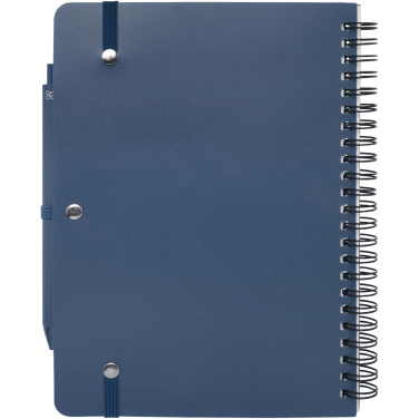 Logotrade promotional merchandise image of: Thalaasa A5 ocean-bound hard cover notebook with ballpoint pen (black ink)