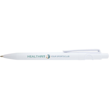 Logo trade promotional item photo of: Unica recycled plastic ballpoint pen (blue ink)