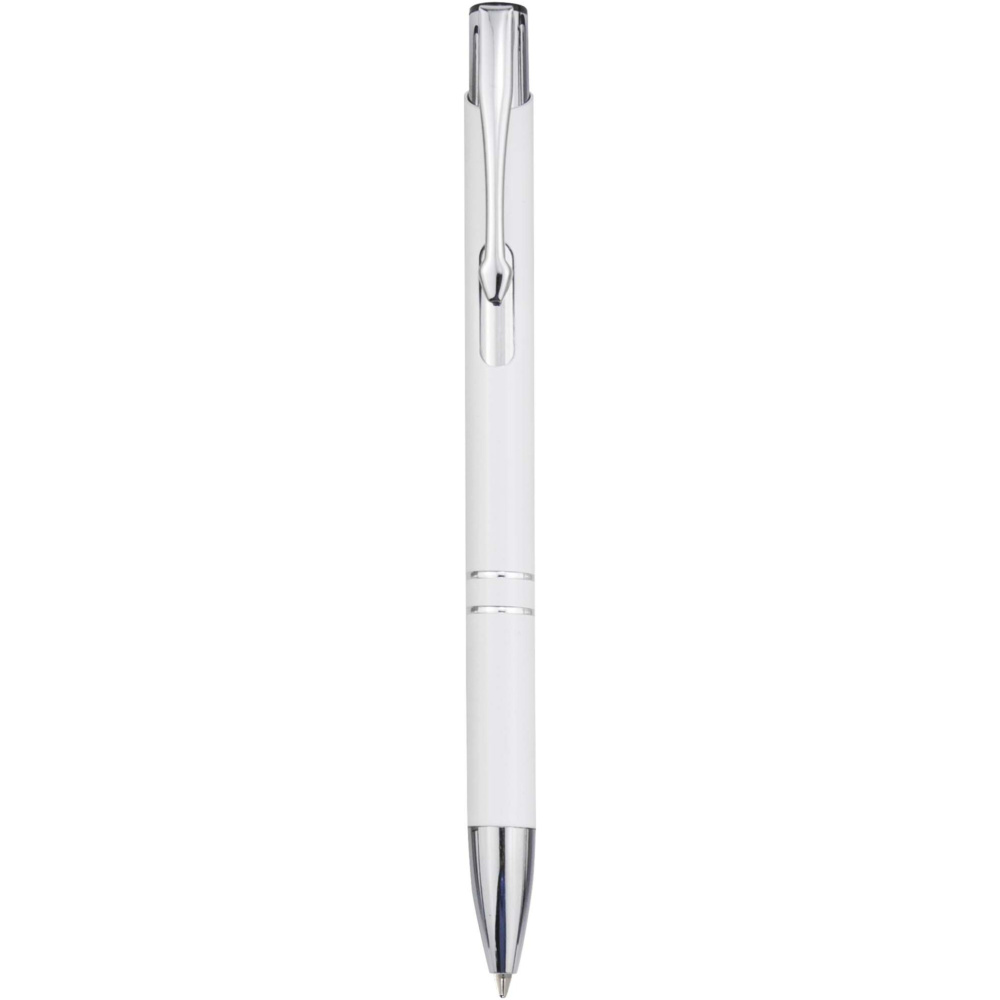 Logotrade promotional gift picture of: Moneta recycled aluminium ballpoint pen (blue ink)