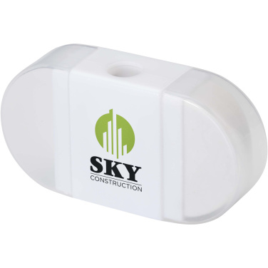 Logo trade promotional giveaways picture of: Velvi pencil sharpener with eraser 