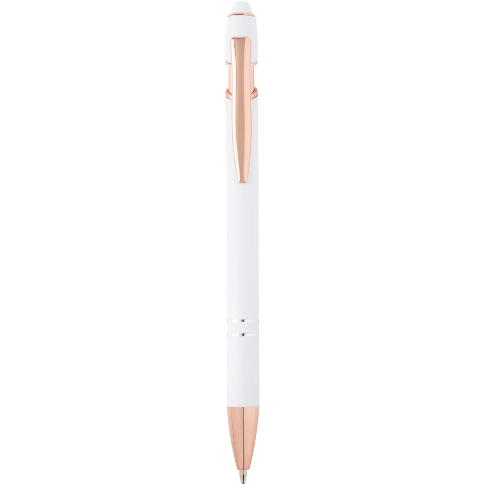 Logotrade promotional item picture of: Nanna ballpoint pen with rose gold finish (black ink)
