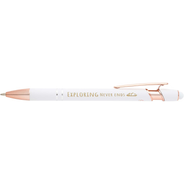 Logotrade advertising product image of: Nanna ballpoint pen with rose gold finish (black ink)