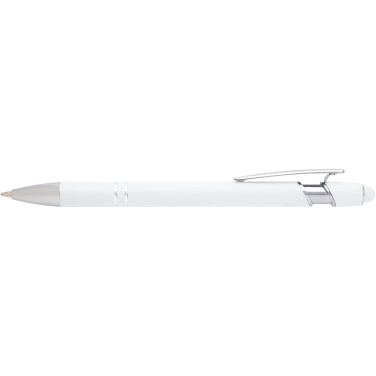 Logotrade promotional product picture of: Kish ballpoint pen with silver finish (black ink)