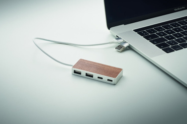 Logotrade promotional gift image of: USB hub 4 ports 27,5 cm