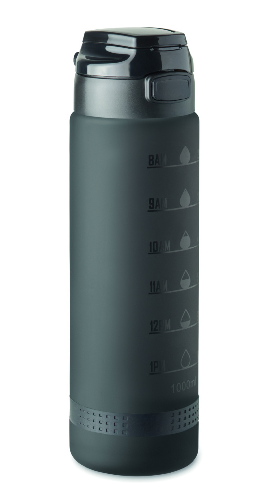 Logo trade advertising product photo of: Sports water bottle RPET 1L