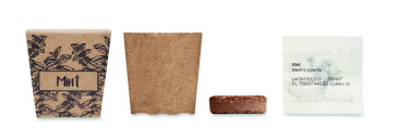 Logo trade promotional giveaways image of: Mint seeds growing kit