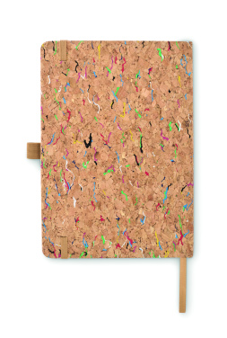Logo trade promotional items picture of: A5 cork coloured notebook