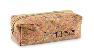 Logotrade promotional items photo of: Coloured cork pencil case