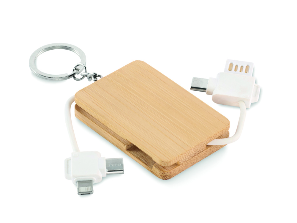 Logo trade promotional gift photo of: Key ring charging cable