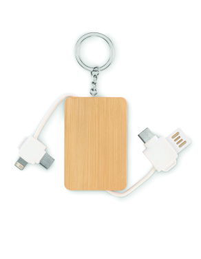 Logo trade promotional products picture of: Key ring charging cable