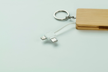 Logo trade promotional product photo of: Key ring charging cable