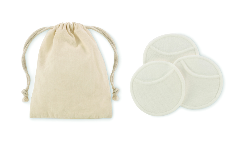 Logotrade promotional item picture of: Reusable face cleaning pad set