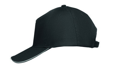 Logo trade promotional gifts picture of: 5 panel LED cotton cap 220gr/m²