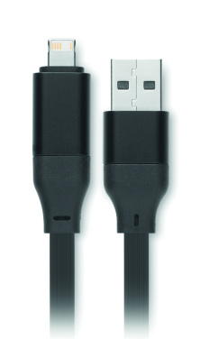 Logotrade business gifts photo of: 60W cable keyring recycled ABS