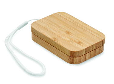 Logotrade corporate gift image of: 15W wireless charger in bamboo