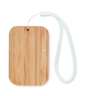 Logo trade promotional merchandise photo of: 15W wireless charger in bamboo