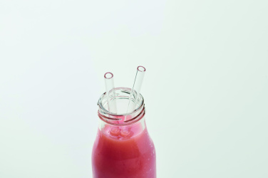Logotrade promotional merchandise picture of: 4 reusable glass straws