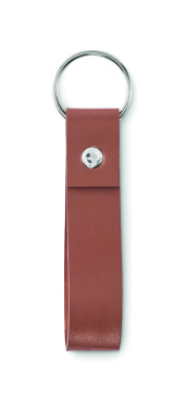 Logo trade promotional gift photo of: PU loop key ring