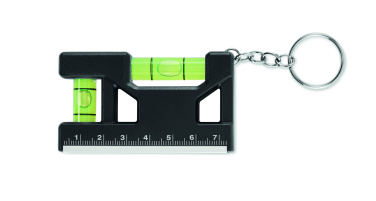 Logo trade business gift photo of: Magnetic level ABS key ring