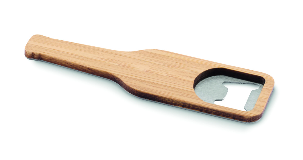 Logotrade business gift image of: Bamboo bottle opener