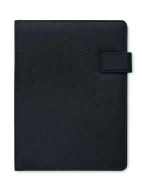 Logo trade promotional items image of: A4 folder and wireless charger